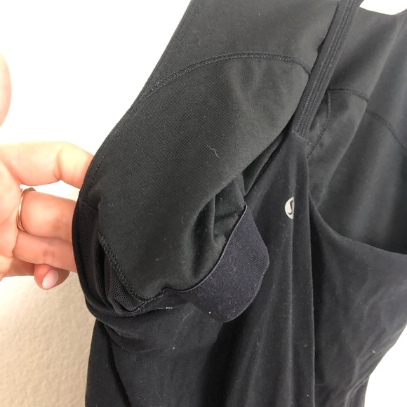 Lululemon Sun Setter Nulu Workout Tank Top Black Size 6 - Picture 8 of 8
